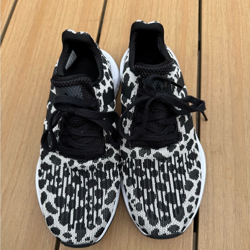 Women’s Adidas Swift Run Leopard Print Shoes